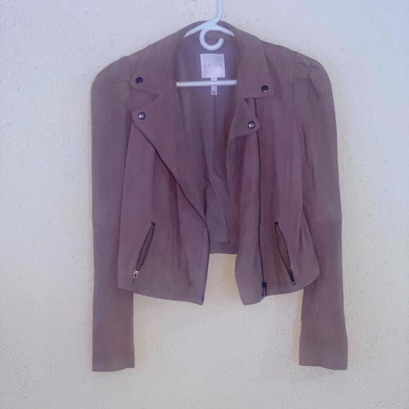 Lilac Leather Jacket - Picture 1 of 2